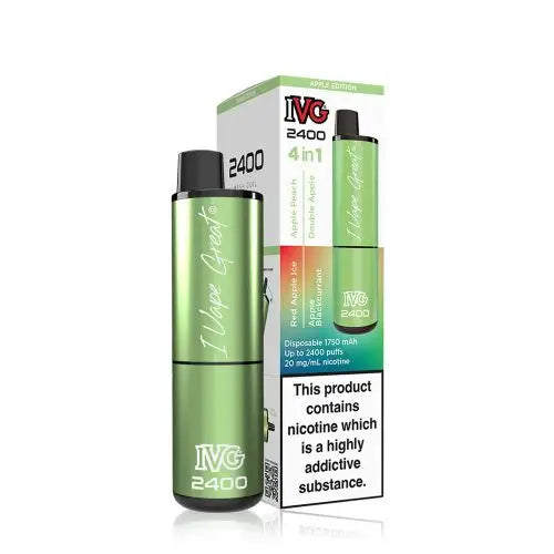 IVG 2400 Disposable Vape - (Box Of 5)