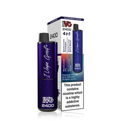 IVG 2400 Disposable Vape - (Box Of 5)