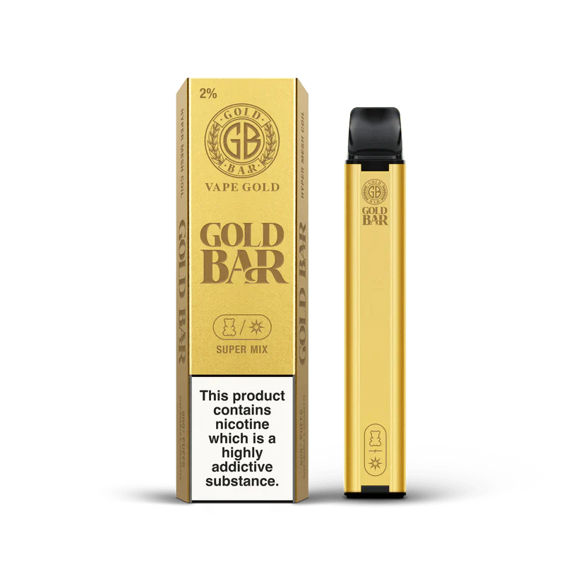 Gold Bar 600 Disposable Vape Pod - (Box of 10)