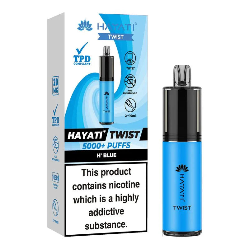 Hayati 5000 Twist TPD Disposable Vape Pod - (Pack Of 5)