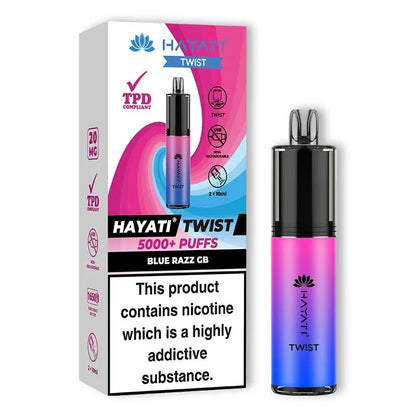 Hayati 5000 Twist TPD Disposable Vape Pod - (Pack Of 5)