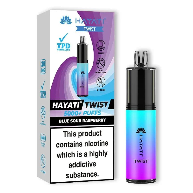 Hayati 5000 Twist TPD Disposable Vape Pod - (Pack Of 5)