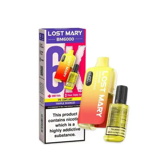 Lost Mary BM6000 Disposable Rechargeable Vape Kit - (Box Of 5)