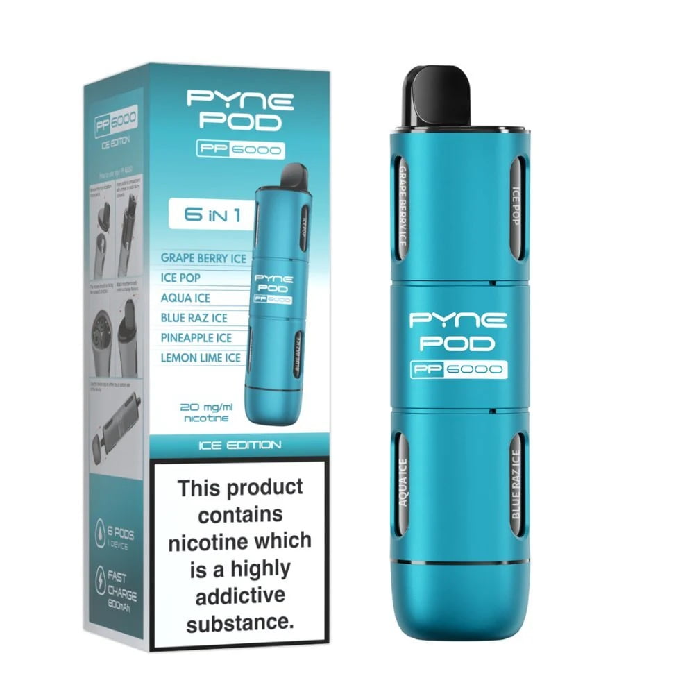 PYNE POD PP6000 6IN1 DISPOSABLE VAPE