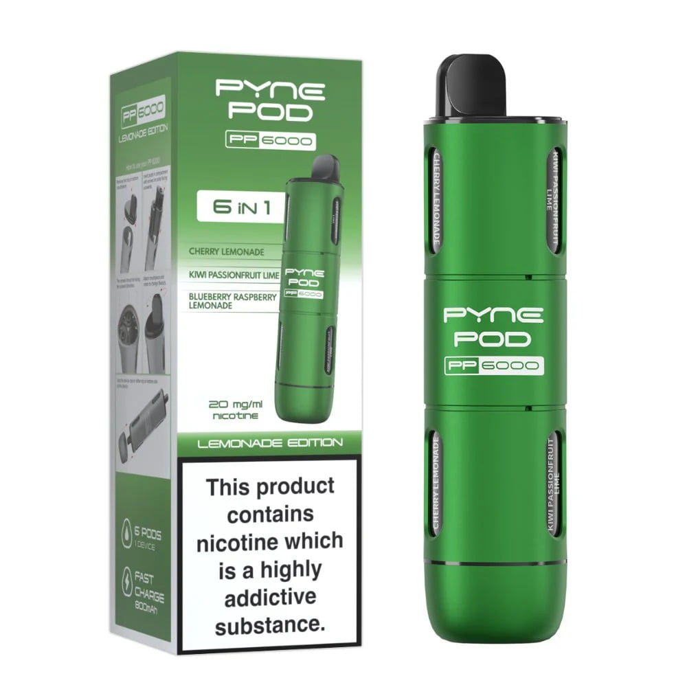 PYNE POD PP6000 6IN1 DISPOSABLE VAPE