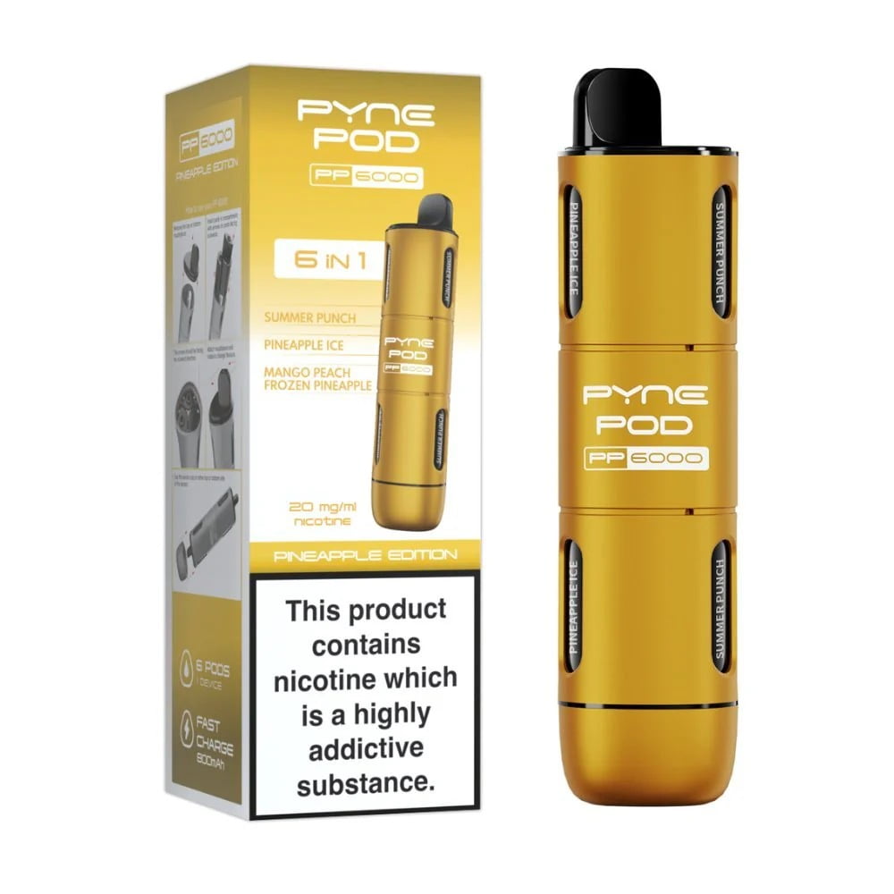 PYNE POD PP6000 6IN1 DISPOSABLE VAPE