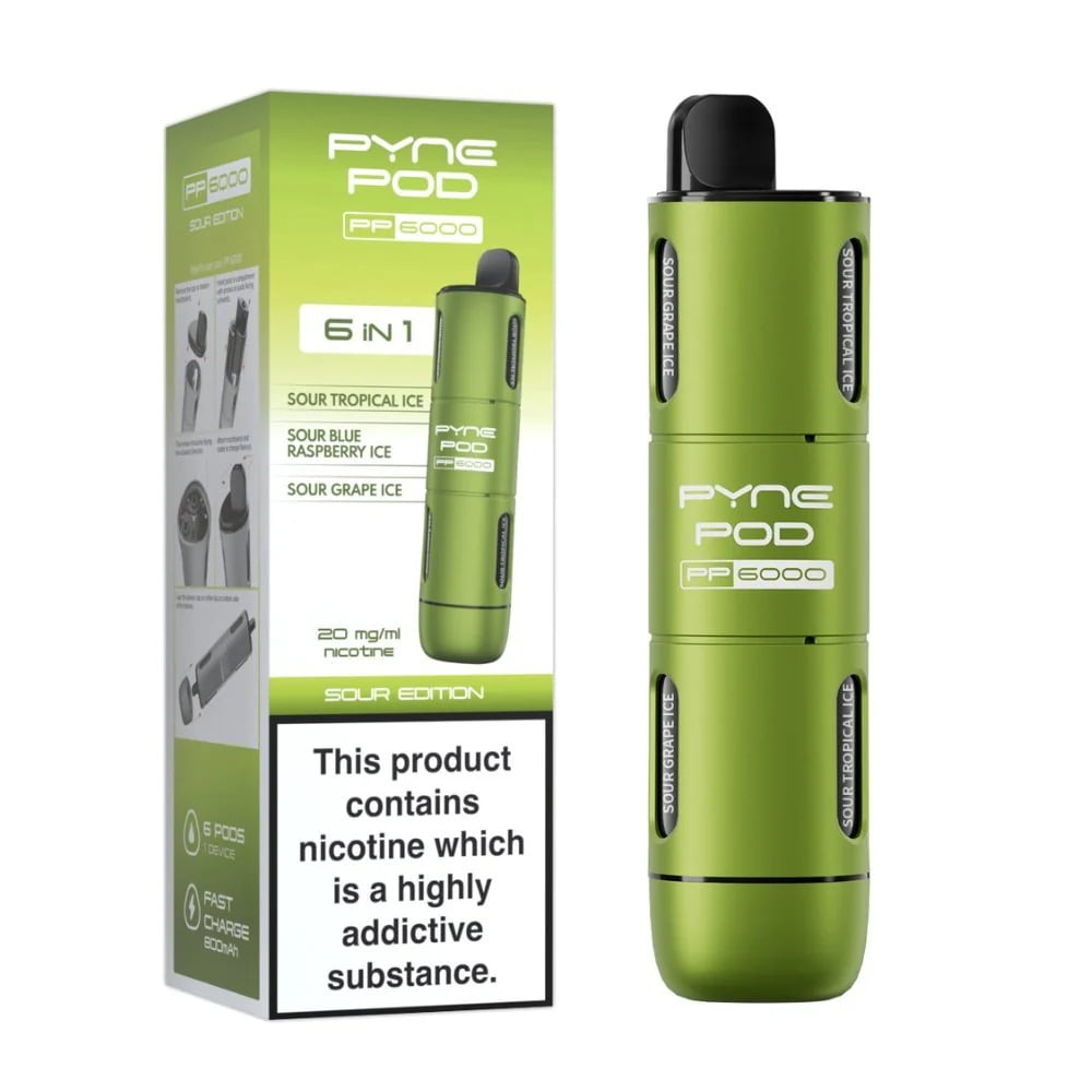 PYNE POD PP6000 6IN1 DISPOSABLE VAPE