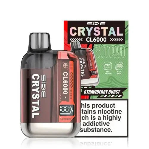 SKE Crystal CL6000 Prefilled Pod Vape Kit - (Pack of 5)